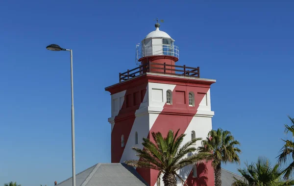 Red Lighthouse Capetown — Stock Photo, Image