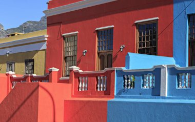 Cape Town Güney Afica çok renkli cepheleri
