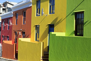 Cape Town Güney Afica çok renkli cepheleri