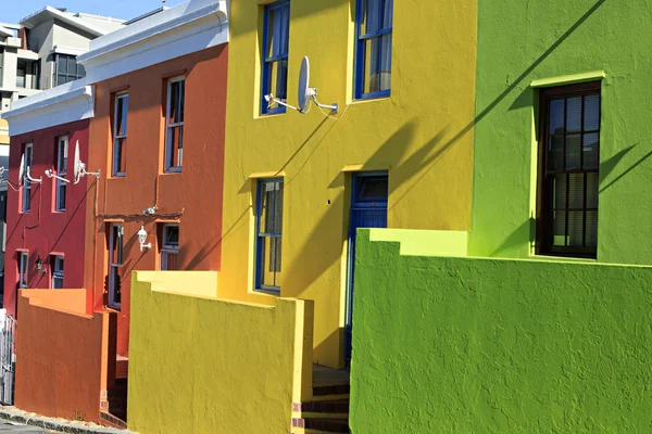 Fachadas Multicolores Cabo Ciudad Sur Afica — Foto de Stock