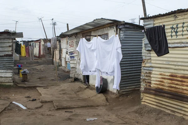 Uitzicht Township Van Johannesburg — Stockfoto