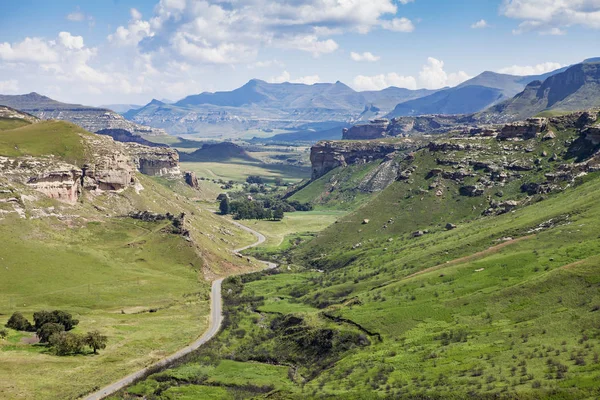 Valle Drakensberg Sudáfrica — Foto de Stock