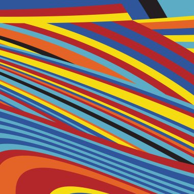 Zebra desenli soyut Pop