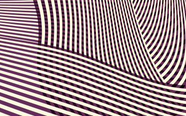 Soyut eğrisi desenli