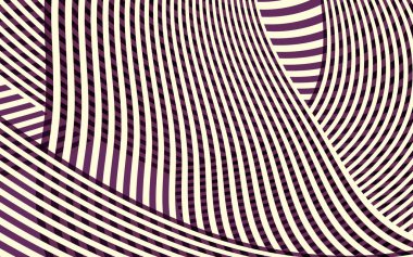 Soyut eğrisi desenli