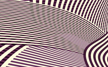 Soyut eğrisi desenli