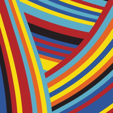 Zebra desenli soyut Pop