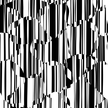 Rasgele kaotik satırları soyut geometrik desen