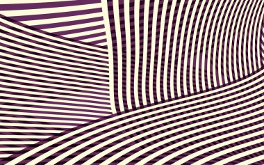 Soyut eğrisi desenli