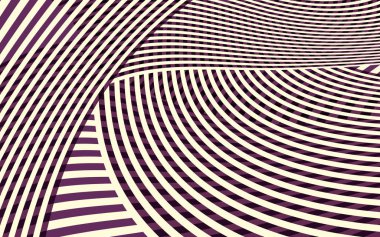 Soyut eğrisi desenli