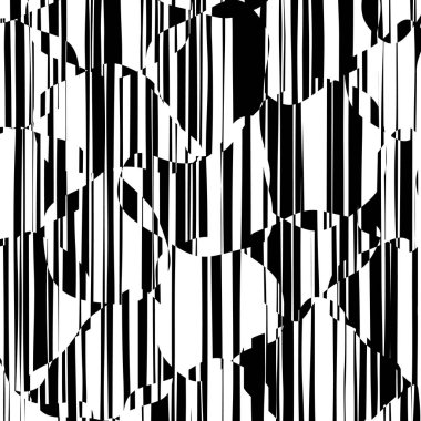 Rasgele kaotik satırları soyut geometrik desen