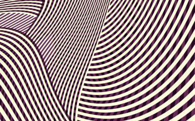 Soyut eğrisi desenli