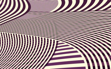 Soyut eğrisi desenli