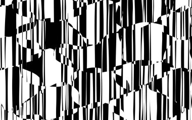 Rasgele kaotik satırları soyut geometrik desen