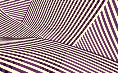 Soyut eğrisi desenli