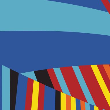 Zebra desenli soyut Pop