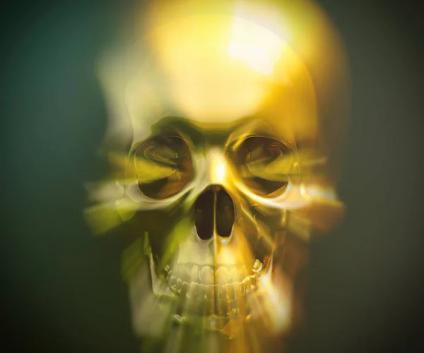 Human Skull Art Image — Stock Photo, Image