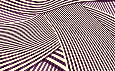 Soyut eğrisi desenli