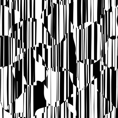 Rasgele kaotik satırları soyut geometrik desen