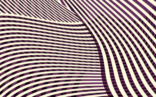 Patrón de rayas de curva abstracta — Archivo Imágenes Vectoriales