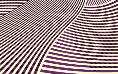 Soyut eğrisi desenli