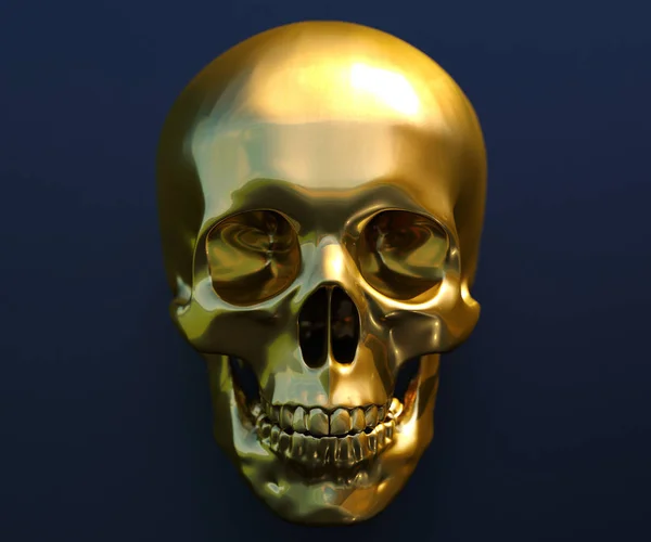 Human Skull Art Image — Stock Photo, Image