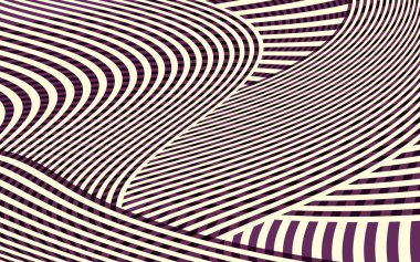 Soyut eğrisi desenli