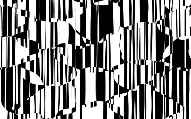 Rasgele kaotik satırları soyut geometrik desen