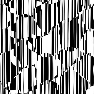 Rasgele kaotik satırları soyut geometrik desen