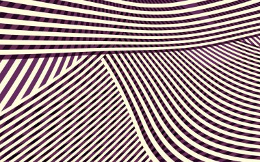 Soyut eğrisi desenli