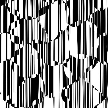 Rasgele kaotik satırları soyut geometrik desen