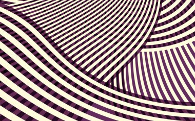 Soyut eğrisi desenli