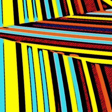 Pop Art geometrik desen