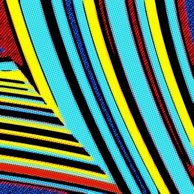 Pop Art geometrik desen
