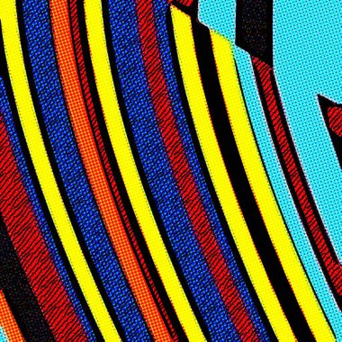 Pop Art geometrik desen