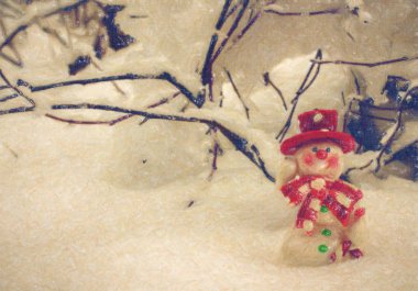 Mutlu Noeller ve mutlu yıllar tebrik kartı.