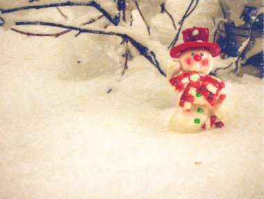 Mutlu Noeller ve mutlu yıllar tebrik kartı.