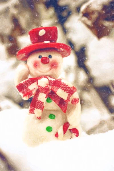 Mutlu Noeller ve mutlu yıllar tebrik kartı.