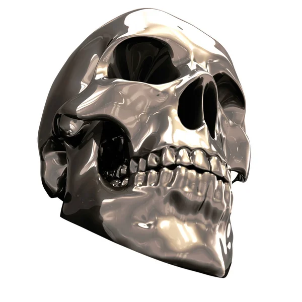 Immagine di arte del cranio umano — Foto Stock