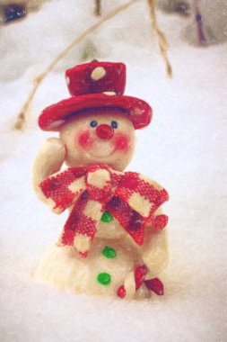 Mutlu Noeller ve mutlu yıllar tebrik kartı.