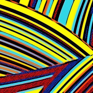 Pop Art geometrik desen