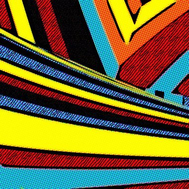 Pop Art geometrik desen