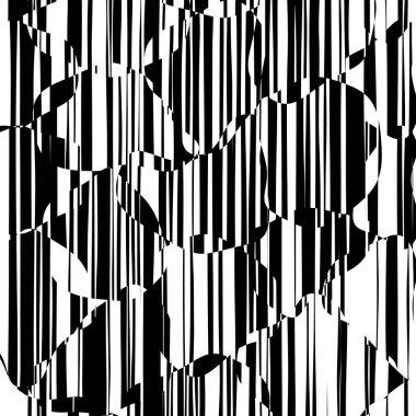 Rasgele kaotik satırları soyut geometrik desen