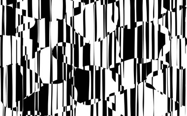 Rasgele kaotik satırları soyut geometrik desen