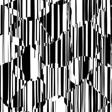 Rasgele kaotik satırları soyut geometrik desen