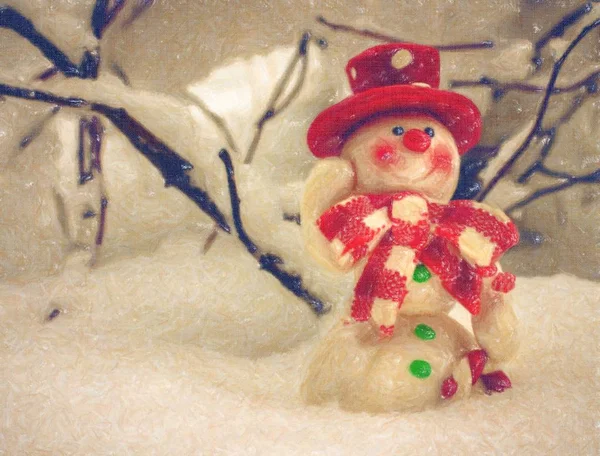 Mutlu Noeller ve mutlu yıllar tebrik kartı.