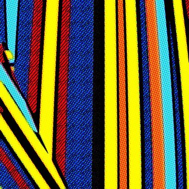 Pop Art geometrik desen