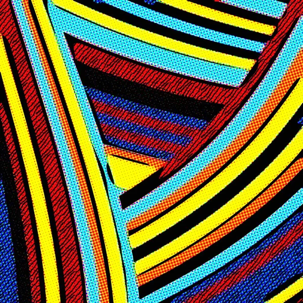 Pop Art geometrik desen