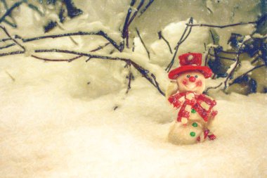 Mutlu Noeller ve mutlu yıllar tebrik kartı.