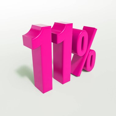 Yüzde 11 işareti